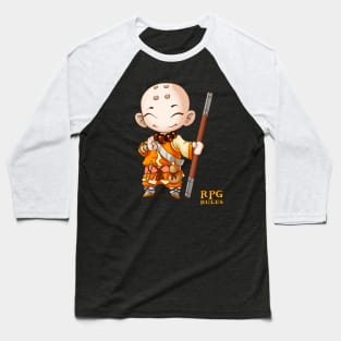 RPG Rules. Monk Baseball T-Shirt